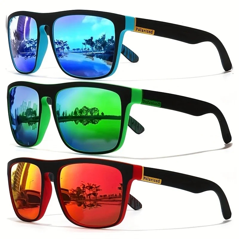 Fishing Sunglasses Polarized - 패션 빈티지 스퀘어 편광 선글라스 남성