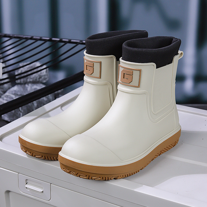 새로운 남성 장화 야외 짧은 튜브 스포츠 신발 낚시 미 - Fishing Boots 리뷰 및 가격