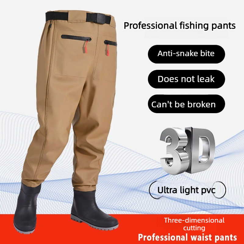 남성용 방수 낚시 웨이딩 팬츠, 나일론 하프 바디 허리 - Fishing Waders 리뷰 및 가격