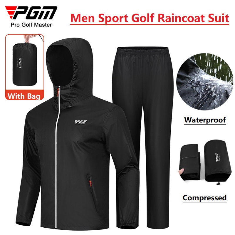 Pgm 남자 골프 비옷 비 바지 정장 방수 오토바이 비 - Fishing Rain Suit 리뷰 및 가격